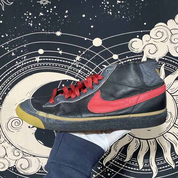 Nike X Zoo York Black Blazers Mens 13 Vintage 2003 Skate Y2K